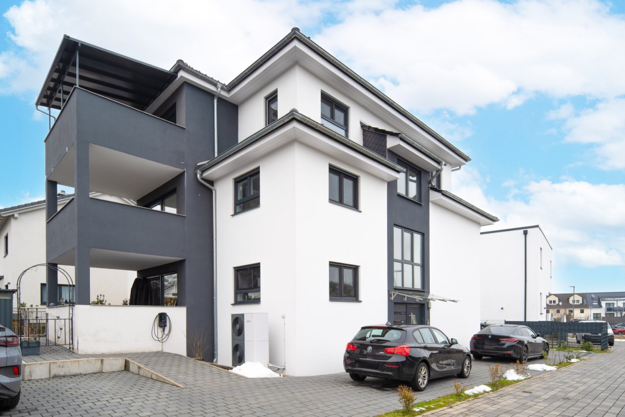 Süd-West-Ansicht Wohngebäude