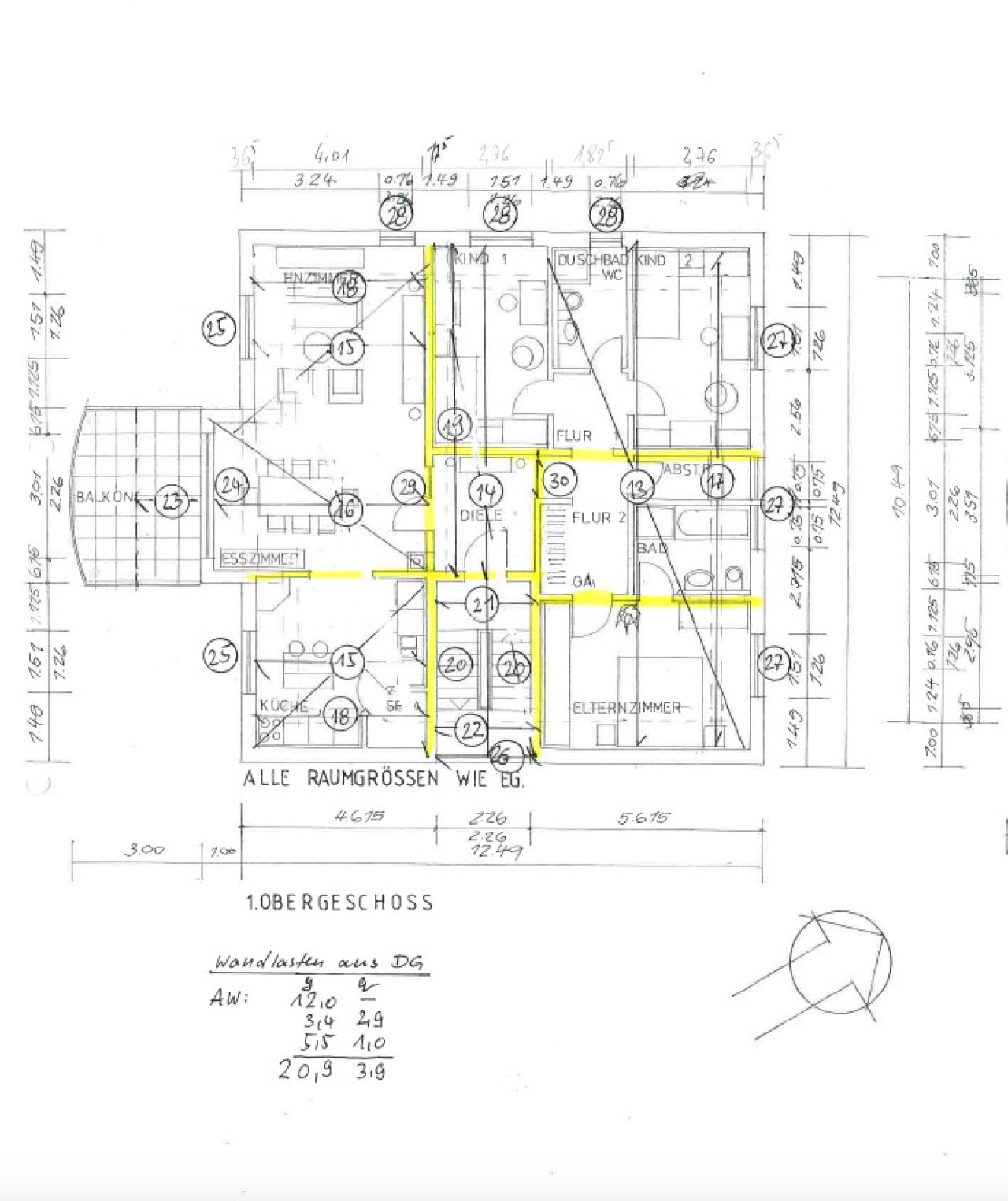 Grundriss Wohnung